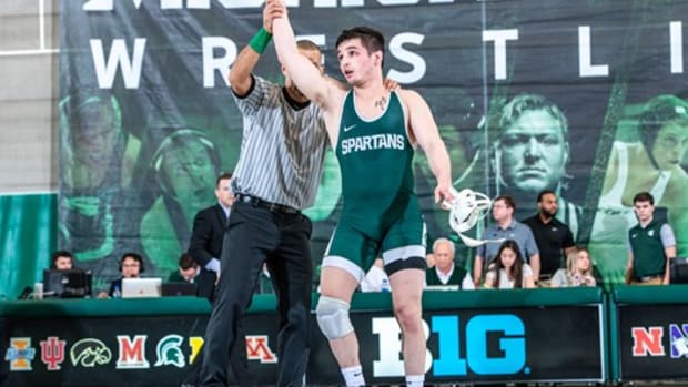 MICHIGAN STATE WRESTLING (PHOTO:  MSU SID)